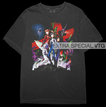 Evangelion Death & Rebirth Vintage Print