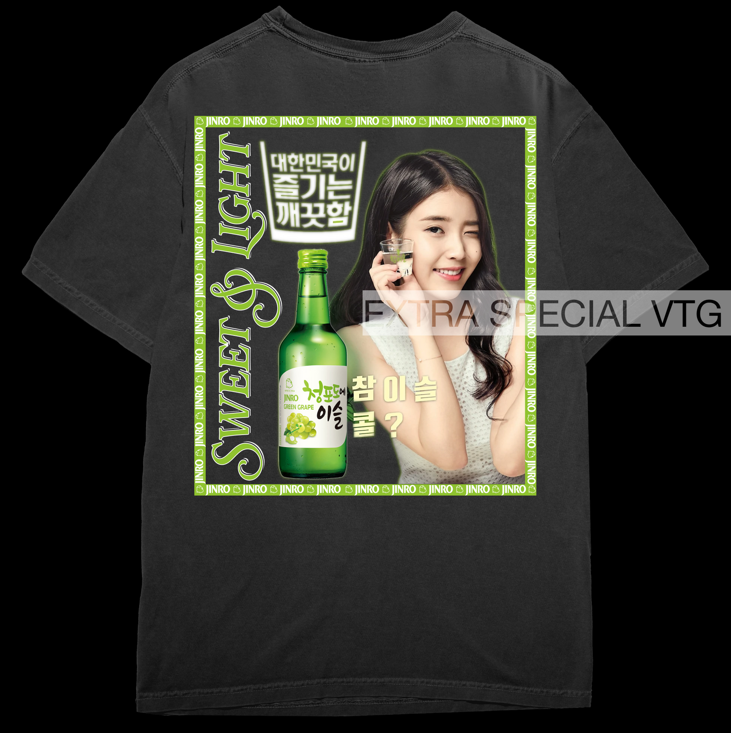 Korean Vintage Kpop Idol Jinro Soju T-Shirt