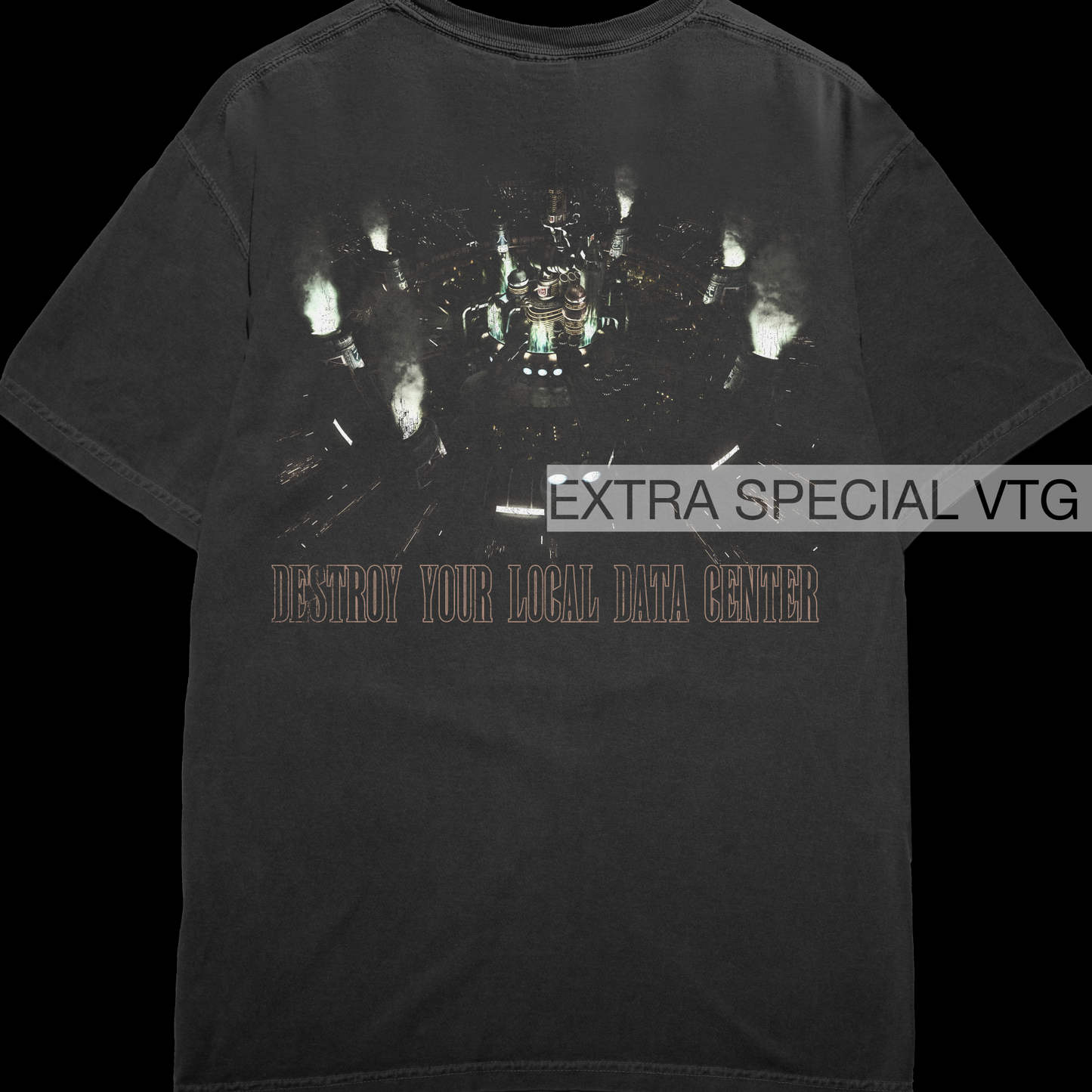Final Fantasy VII Midgar Data Center | Back Print