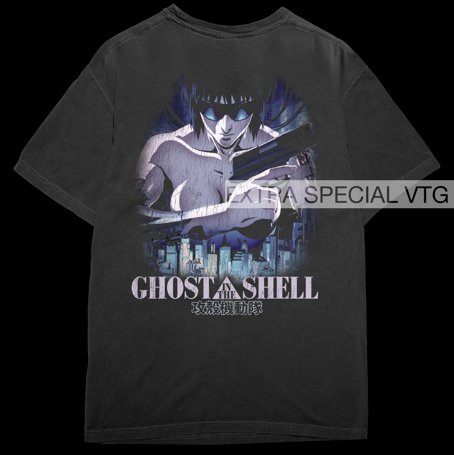 Vintage Ghost In The Shell Shirt | Back Print