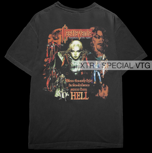 Vintage Castlevania Symphony Of The Night Shirt | Back Print