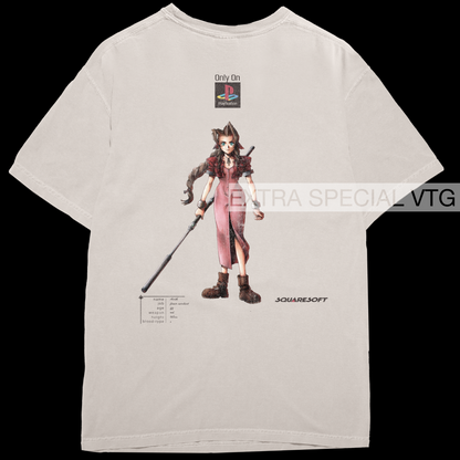 Final Fantasy VII Aerith Shirt | Back Print