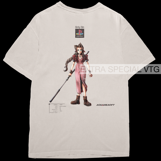Final Fantasy VII Aerith Shirt | Back Print