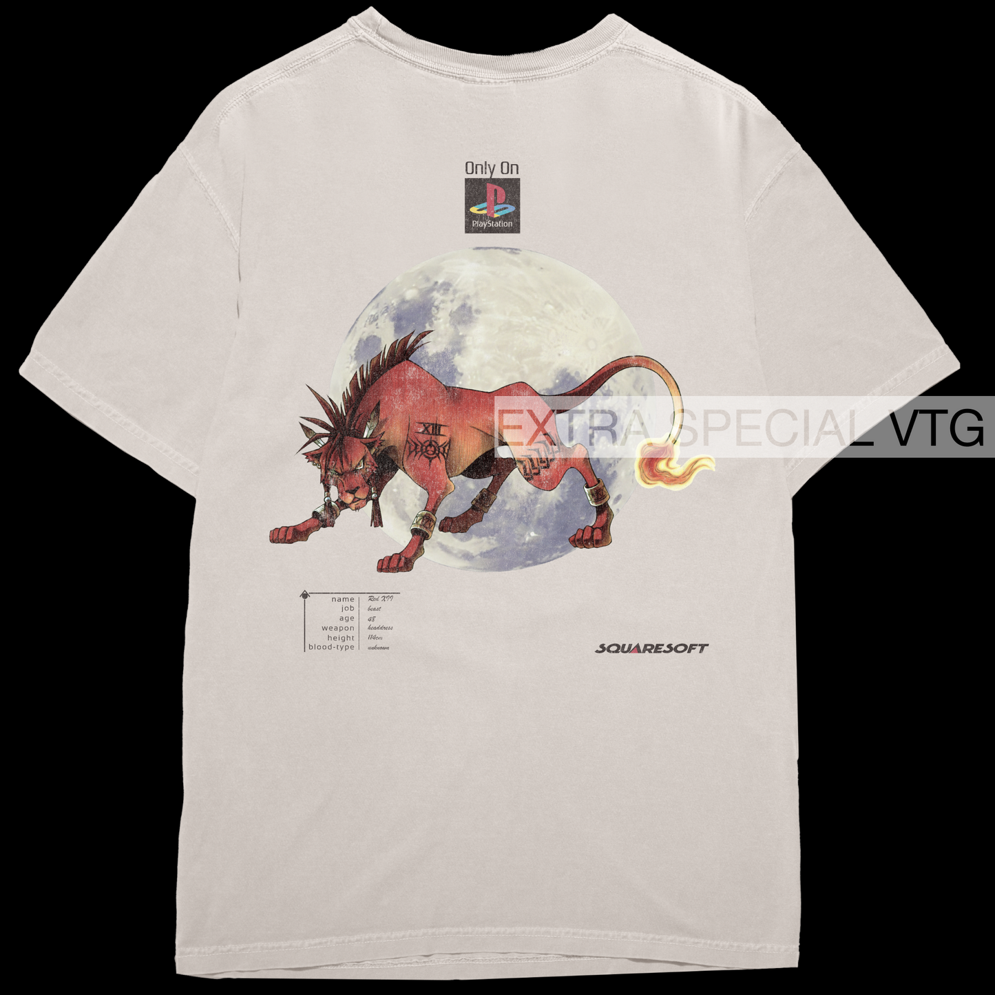 Final Fantasy VII Red XIII Shirt | Back Print
