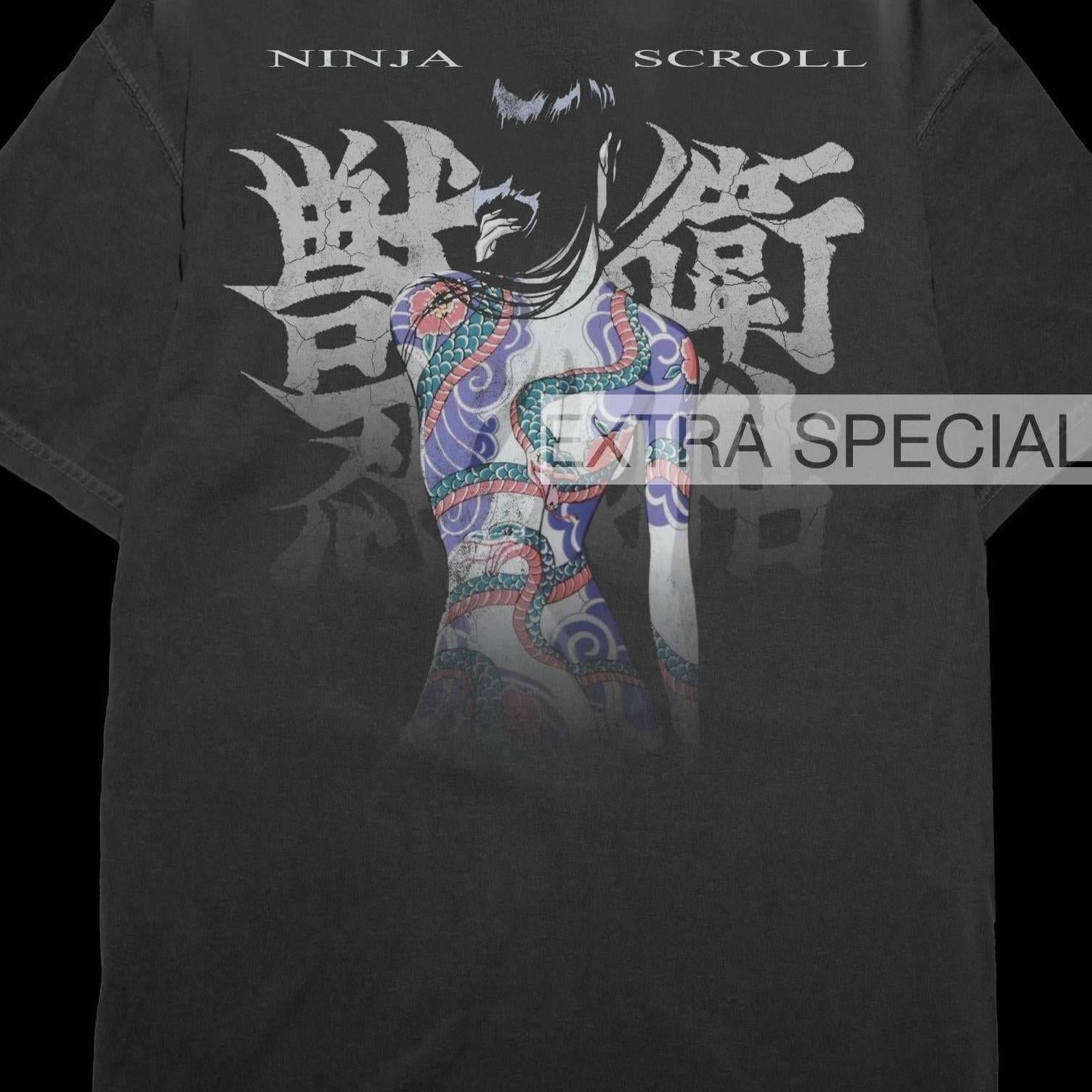 Ninja Scroll Benisato Shirt | Back Print – Extra Special Vintage