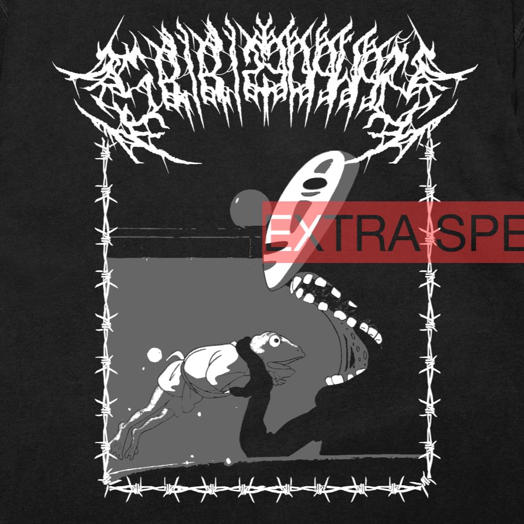 No Face Shirt | Black Metal Anime Shirt