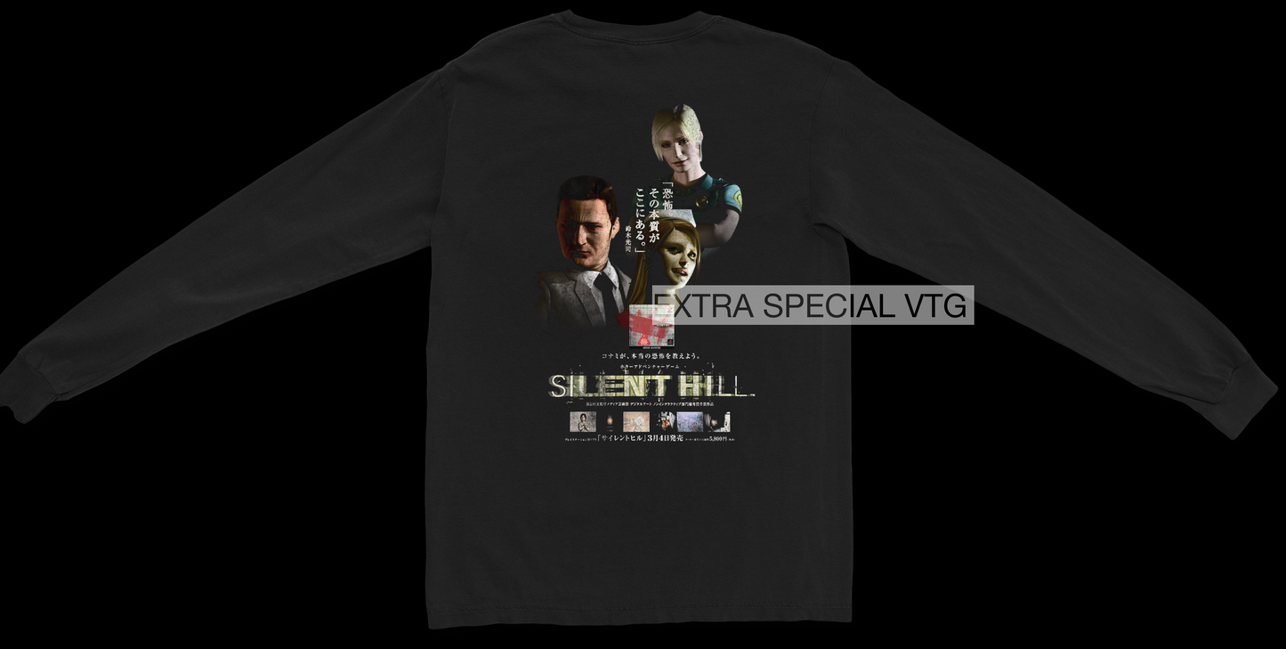 Silent Hill Long Sleeve | Back Print | Japanese Promo Shirt