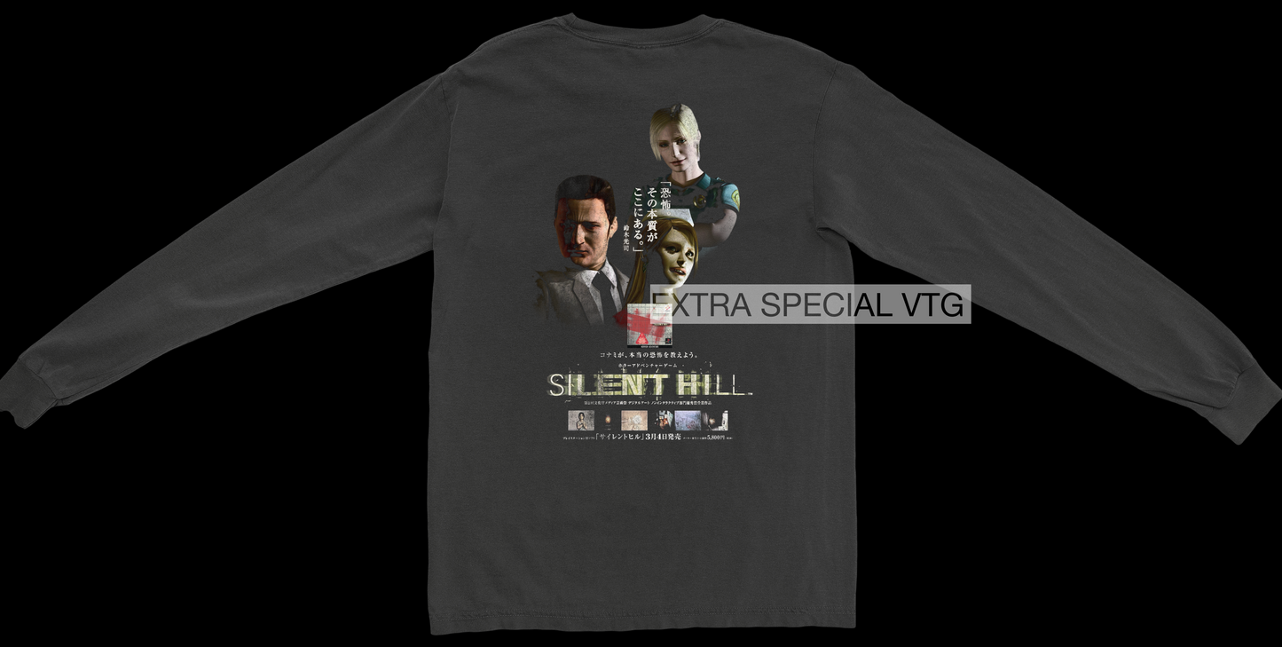 Silent Hill Long Sleeve | Back Print | Japanese Promo Shirt