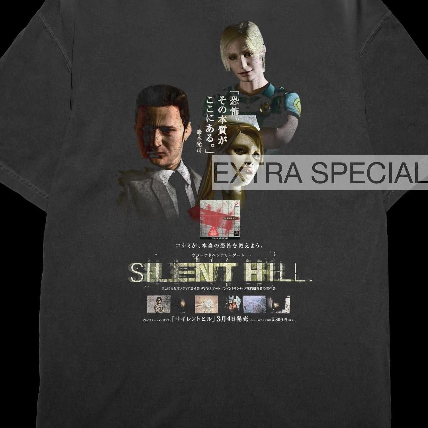 Silent Hill Shirt | Back Print | Silent Hill 1 Japanese Promo Shirt
