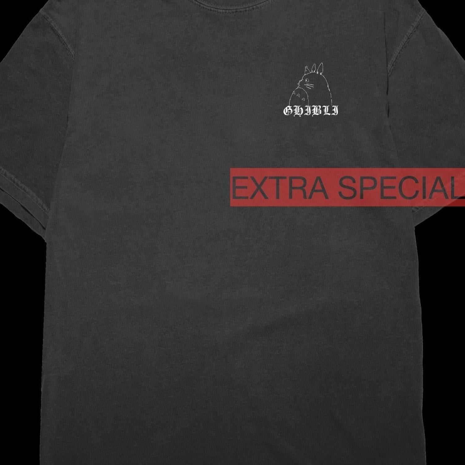 Spirited Away Shirt | Back Print | Black Metal Anime Shirt