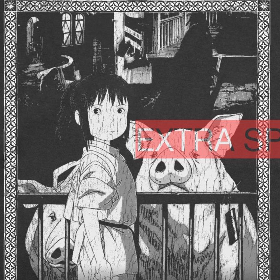 Spirited Away Shirt | Back Print | Black Metal Anime Shirt