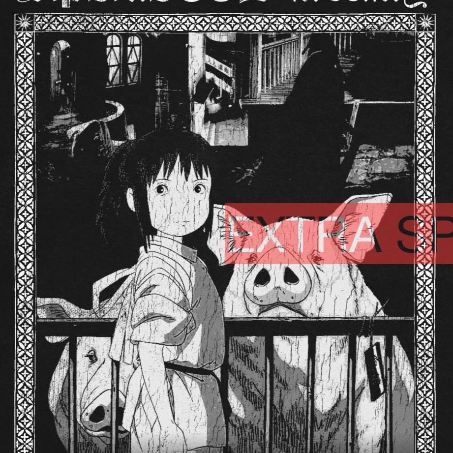 Spirited Away Shirt | Back Print | Black Metal Anime Shirt