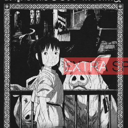 Spirited Away Shirt | Back Print | Black Metal Anime Shirt