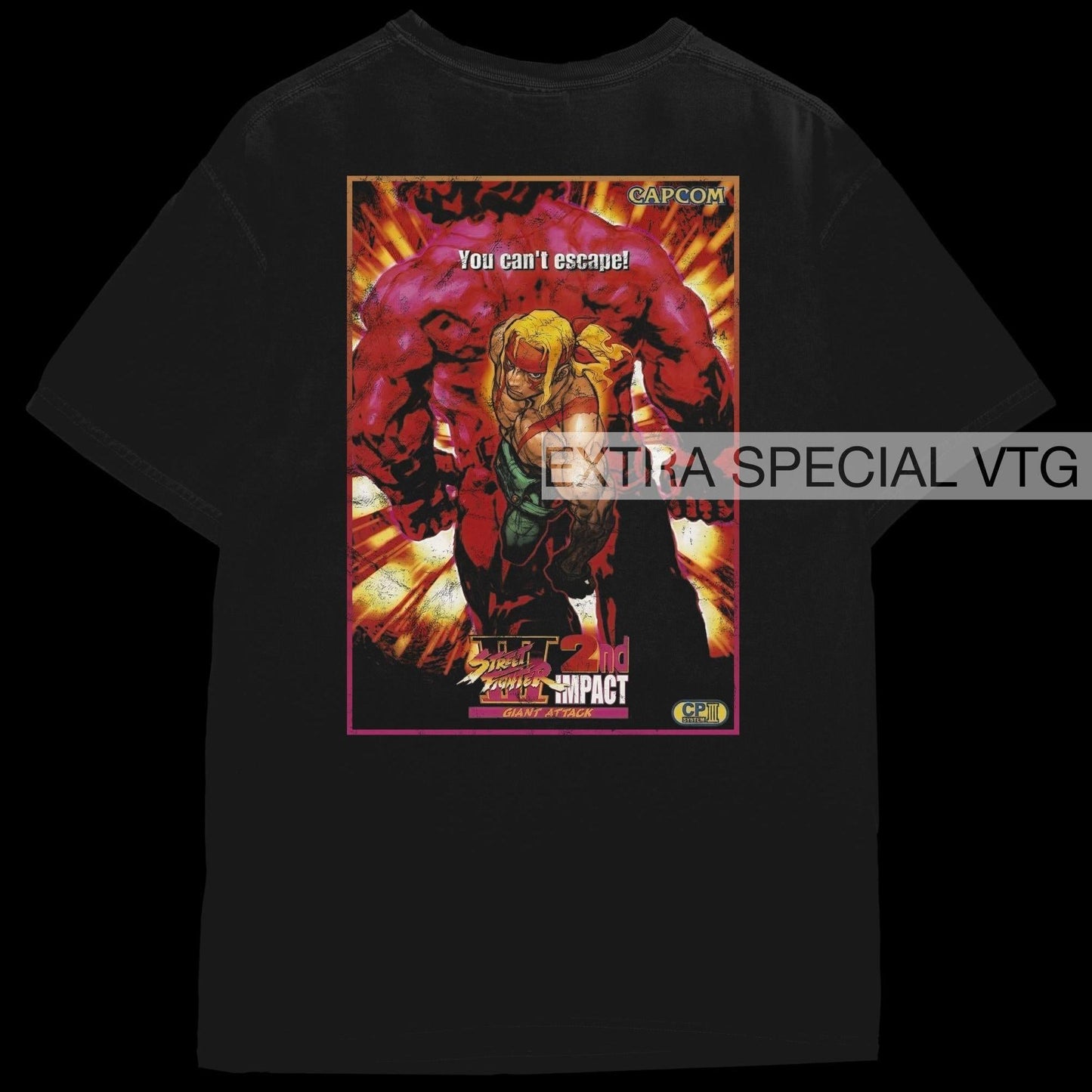 Street Fighter III 2nd Impact Shirt | Back Print