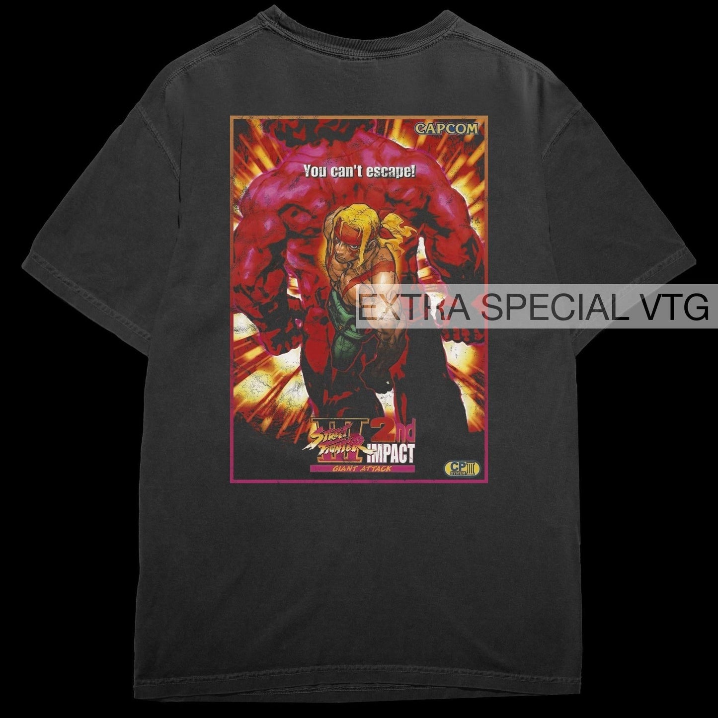 Street Fighter III 2nd Impact Shirt | Back Print
