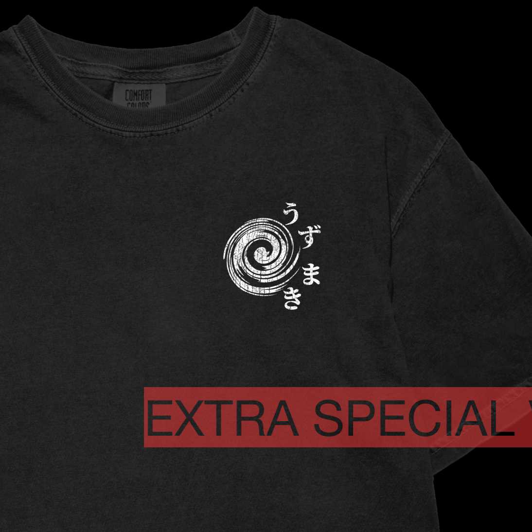 Uzumaki Shirt Back Print | Horror Anime Shirt