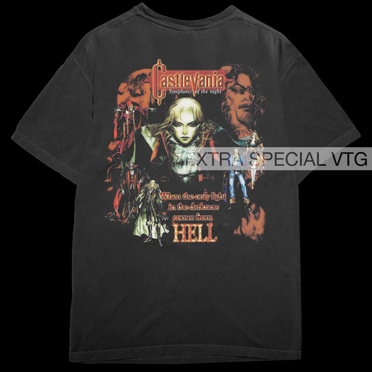 Vintage Castlevania Symphony Of The Night Shirt | Back Print