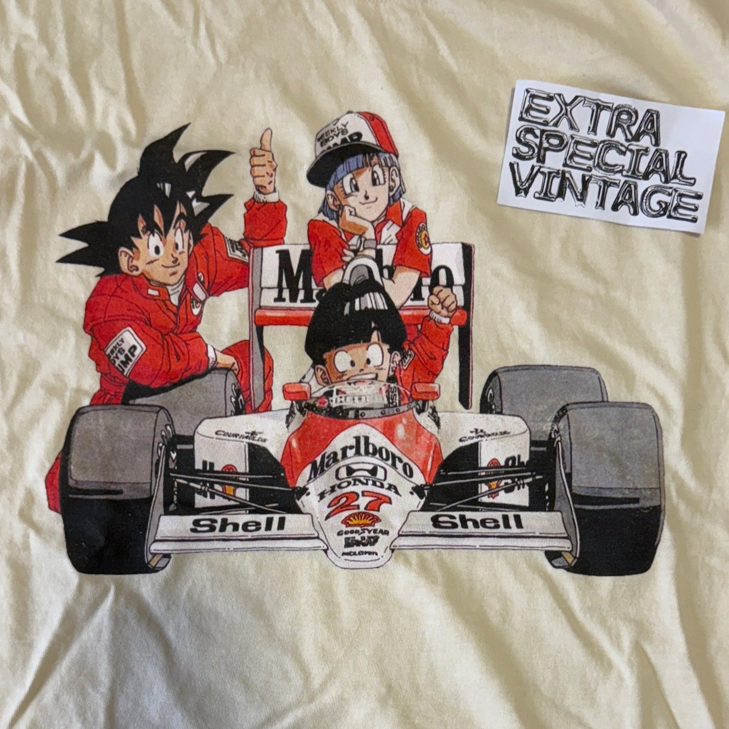 Vintage Dragon Ball Marlboro Racing Shirt | McLaren Shirt
