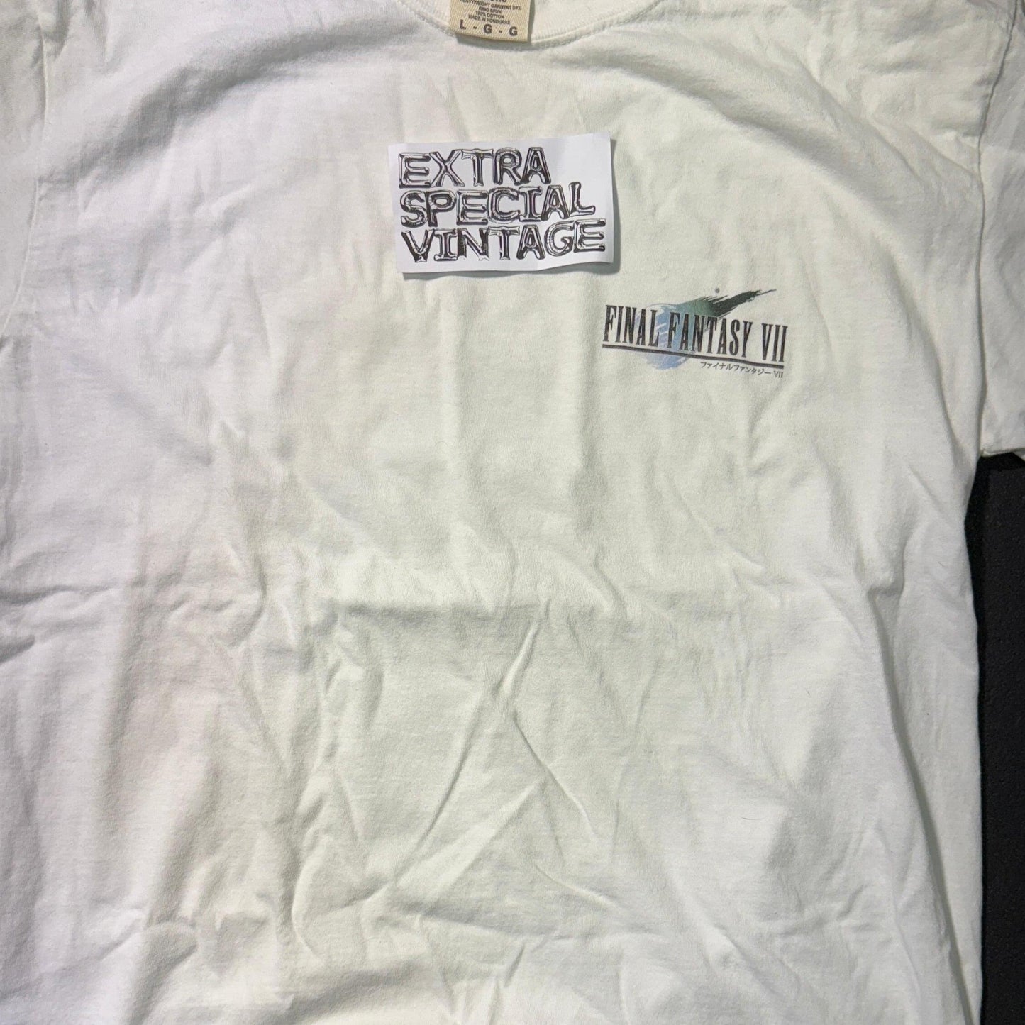 Vintage Final Fantasy VII Shirt | 1997 Reprint | Back Print