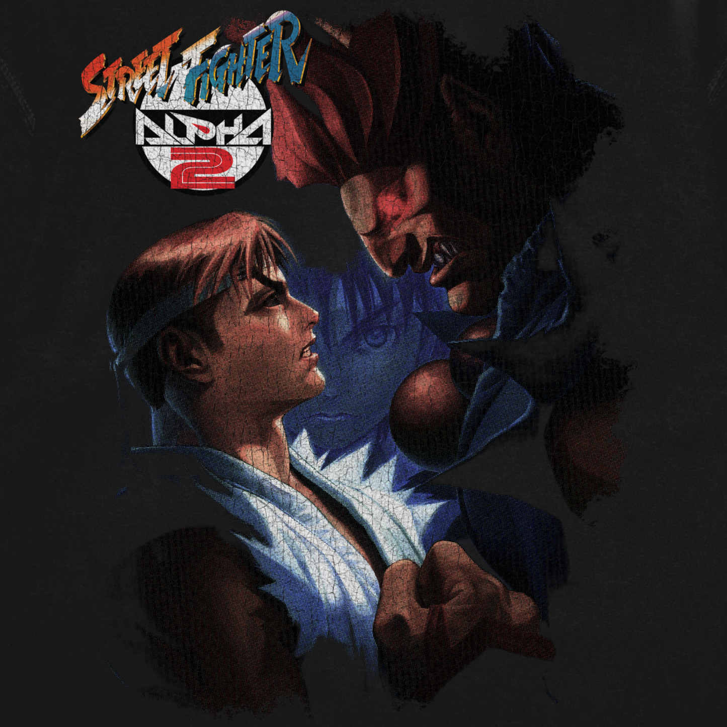 Street Fighter Alpha 2 Shirt - Ryu Akuma Promo Art