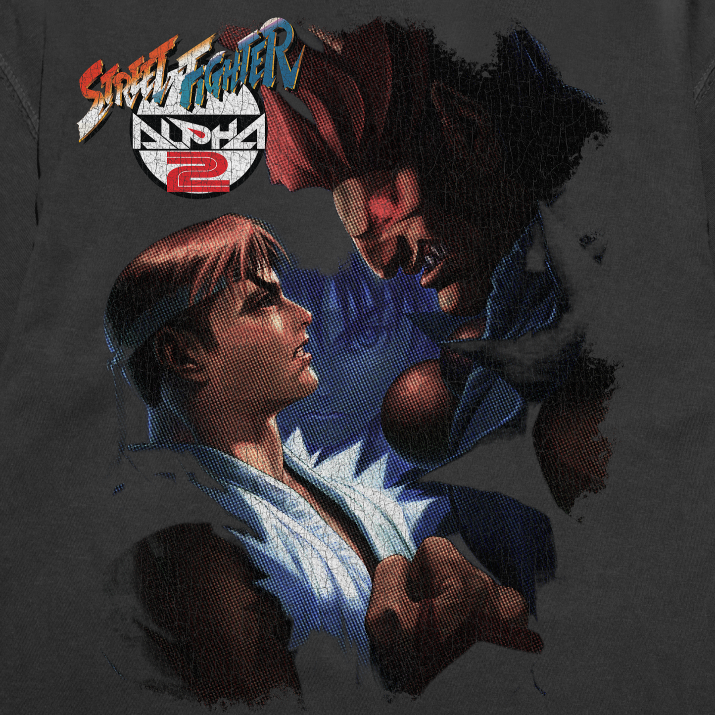 Street Fighter Alpha 2 Shirt - Ryu Akuma Promo Art